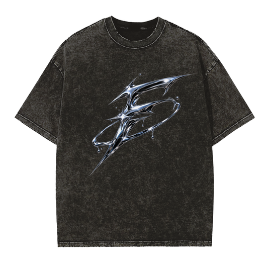 Descending in chrome tee