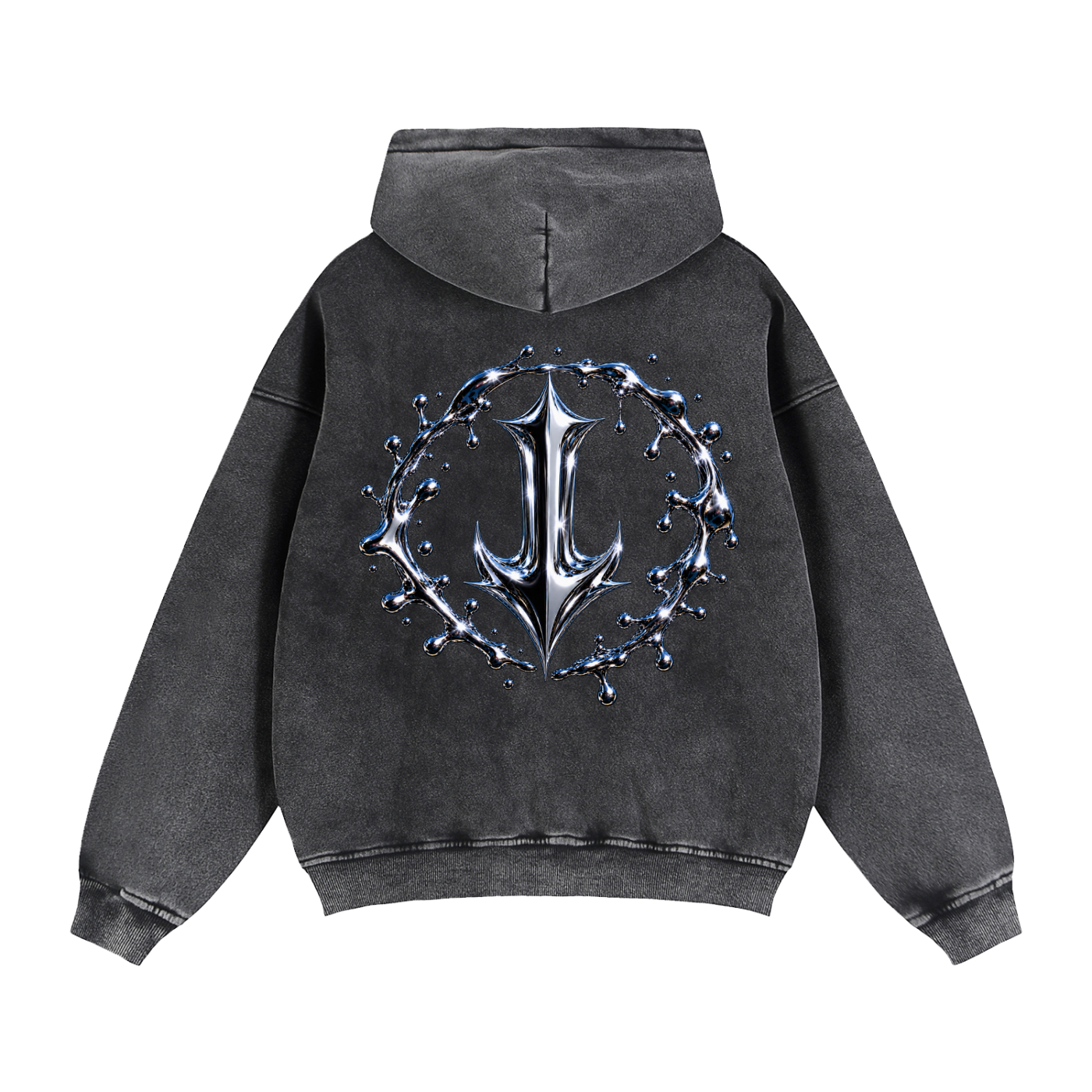 Zip-Through Boxy Fleece Hoodie